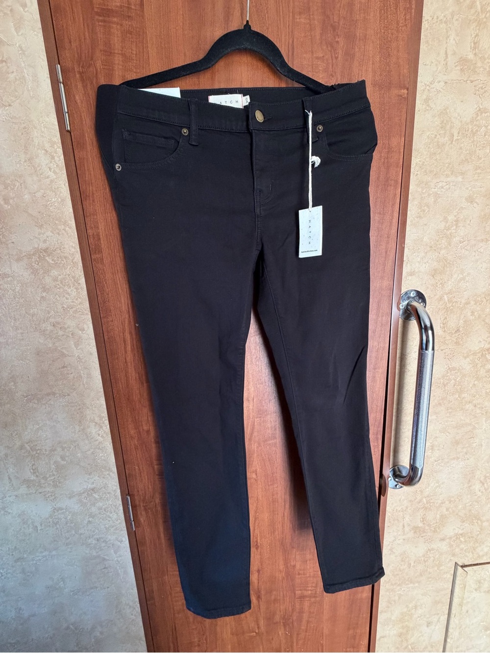 Hatch Maternity Black Slim Women’s Jeans Size 30 NWT